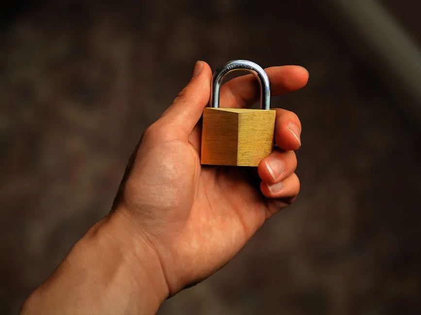Digital key icon representing security access